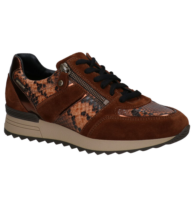 Mephisto Toscana Blauwe Veterschoenen voor dames (306944) - geschikt voor steunzolen