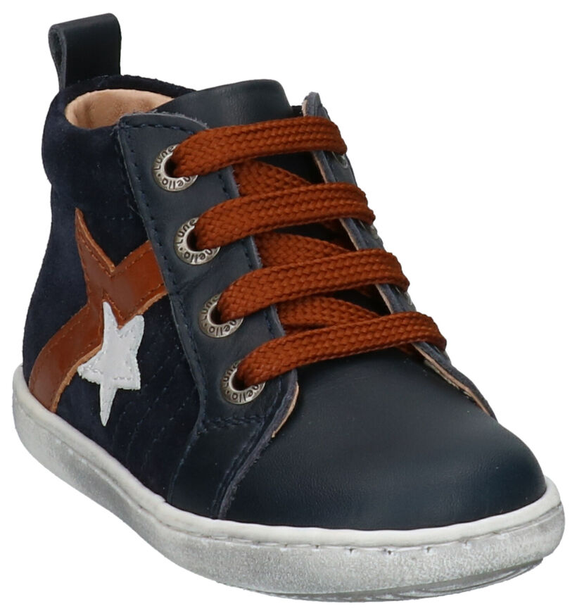 Lunella Chaussures pour bébé  en Bleu foncé en cuir (259005)