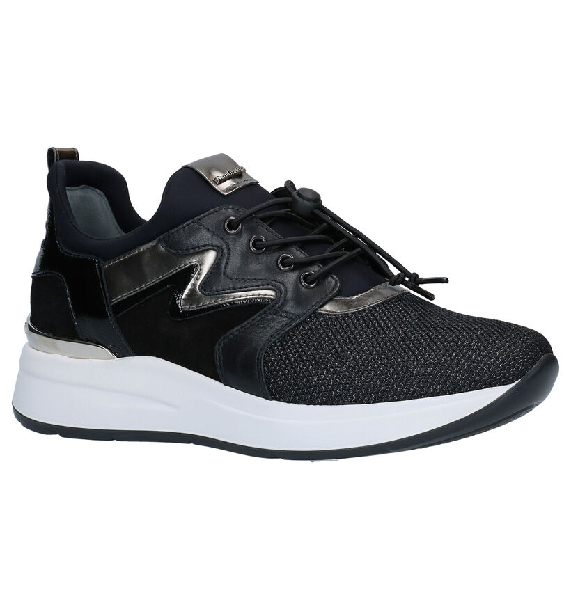 NeroGiardini Zwarte Slip-on Sneakers in daim (281739)