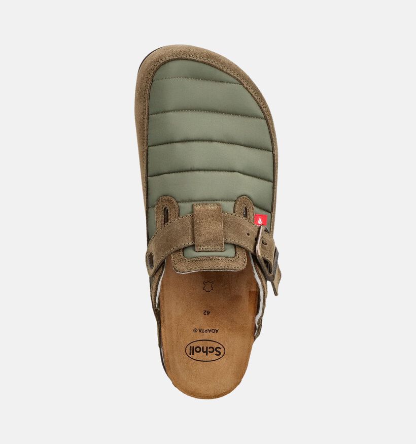 Scholl Olivier Primaloft Pantoufles en Vert pour hommes (381861)