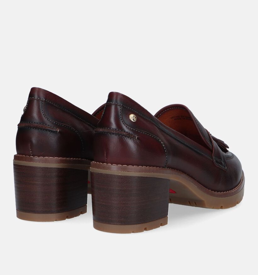Pikolinos Llanes Cognac Mocassins met hak voor dames (329618)