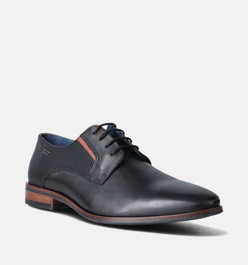 Berkelmans Sameiro Chaussures classiques en Noir pour hommes (363828) - pour semelles orthopédiques