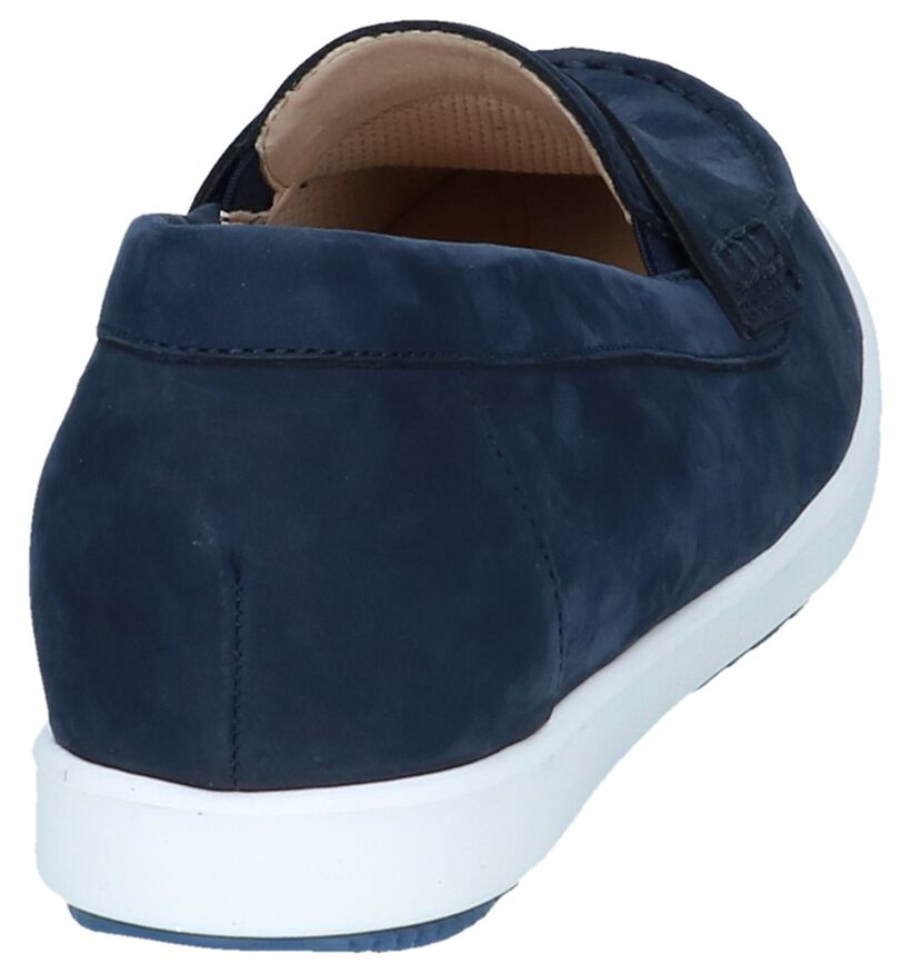 Gabor Chaussures slip-on en Bleu foncé en nubuck (245501)