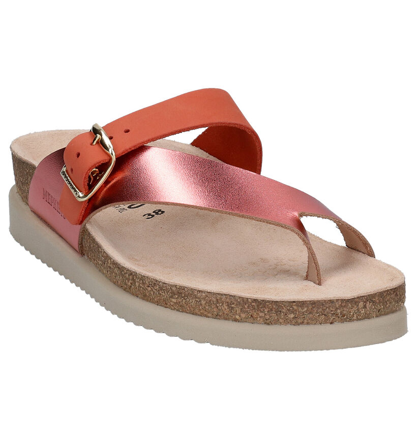 Mephisto Helen Mix Tongs en Rose en cuir (287345)