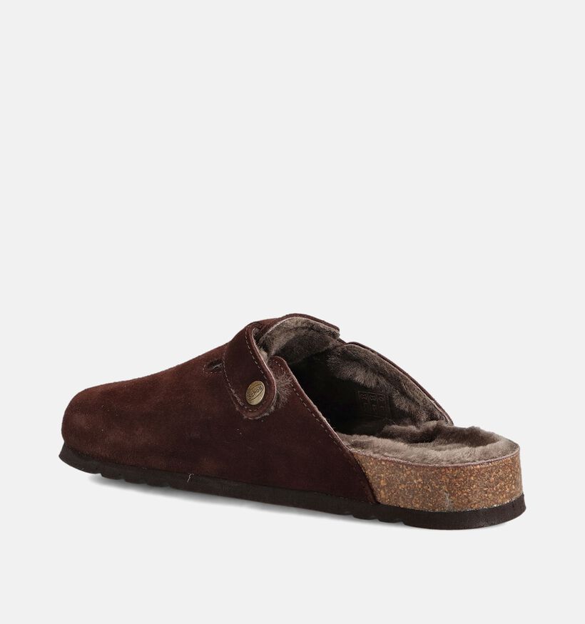Scholl Olivier Fur Nu-pieds en Marron pour hommes (370645)