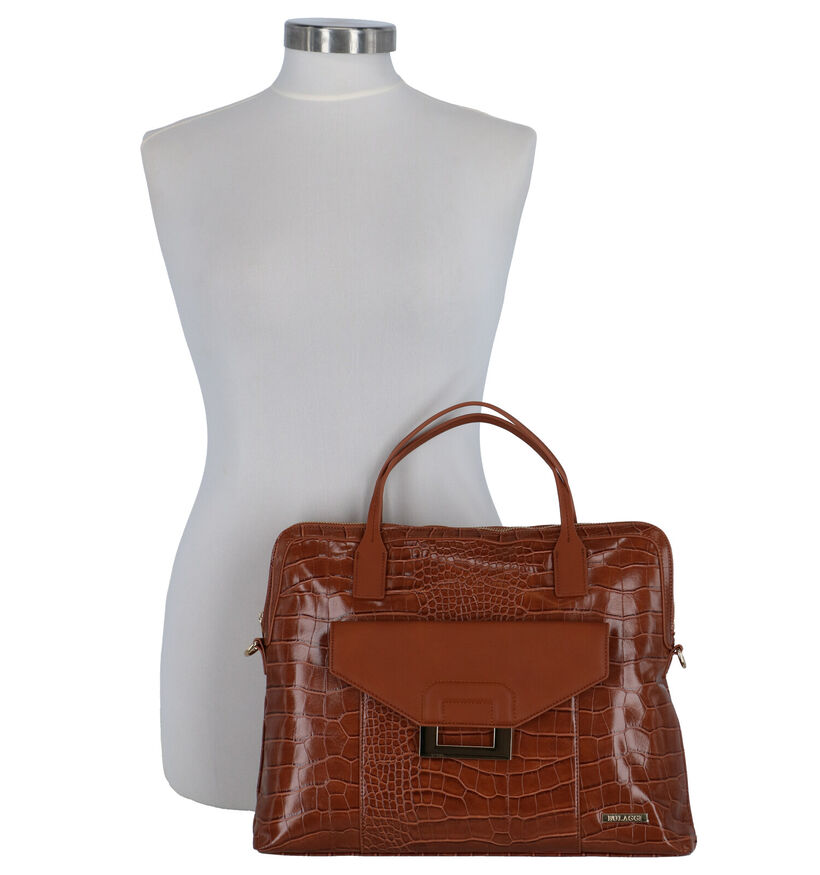 Bulaggi Cynthia Cognac Laptoptas in kunstleer (262888)