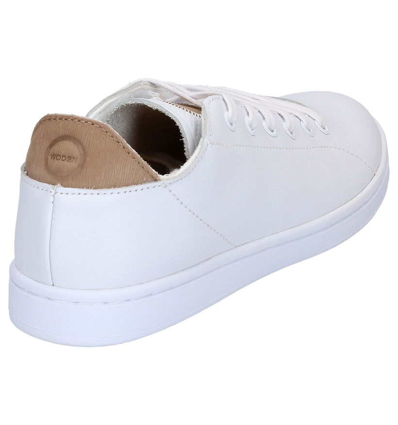 Woden Jane Leather Witte Sneakers in leer (266515)