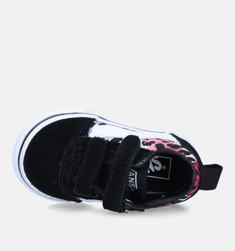 Vans Ward V  Animal Gradient Baskets en Noir pour filles (327967)