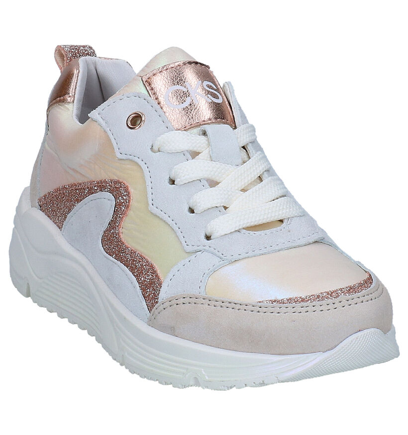 CKS Chloe Sneakers Parelmoer in daim (289324)