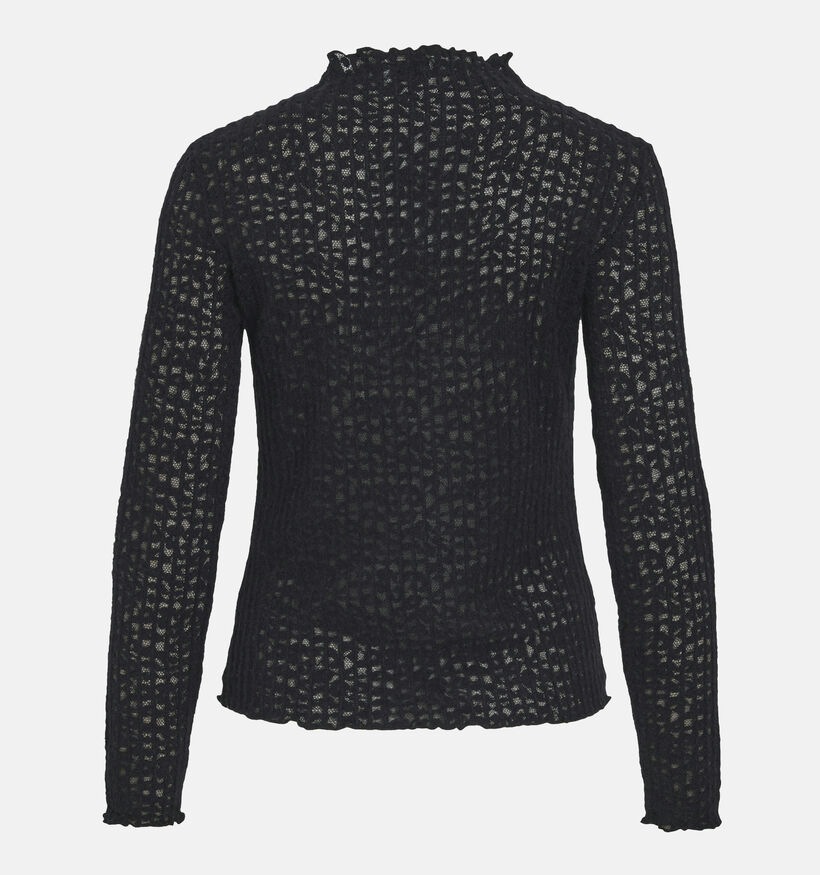 Vila Ekka T-shirt manches longues en Noir pour femmes (348741)