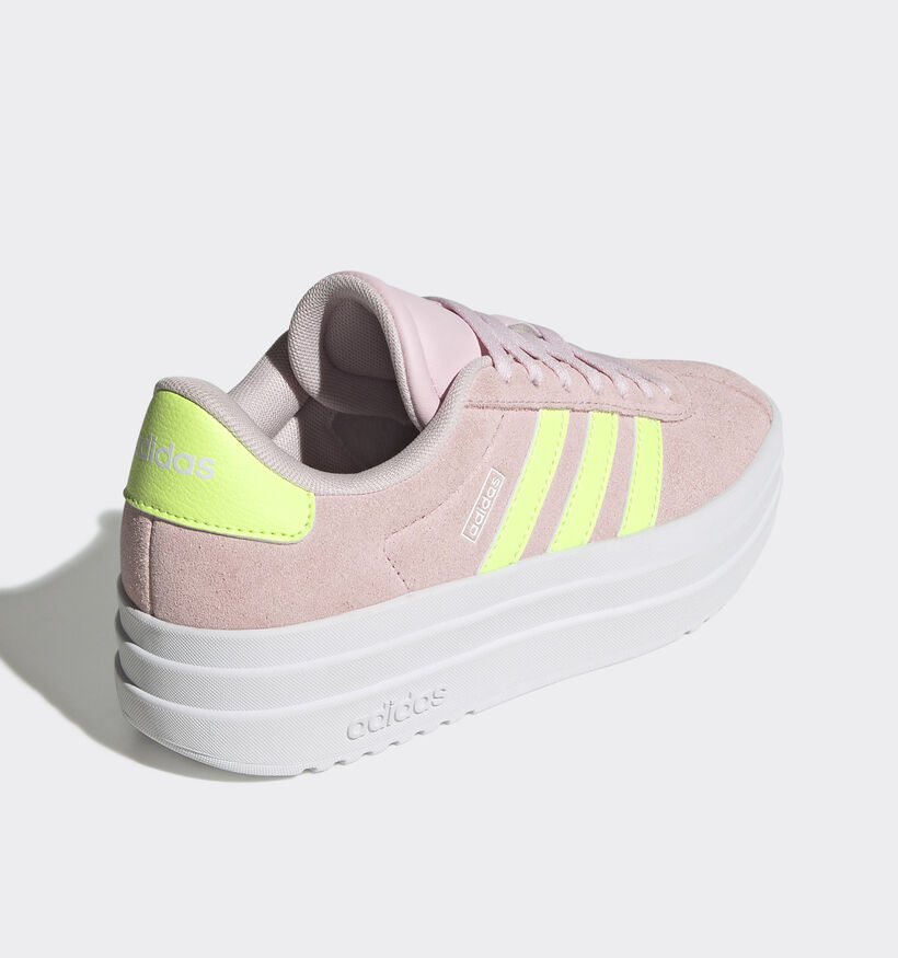 adidas Court Bold Baskets en Rose pour filles (350152)