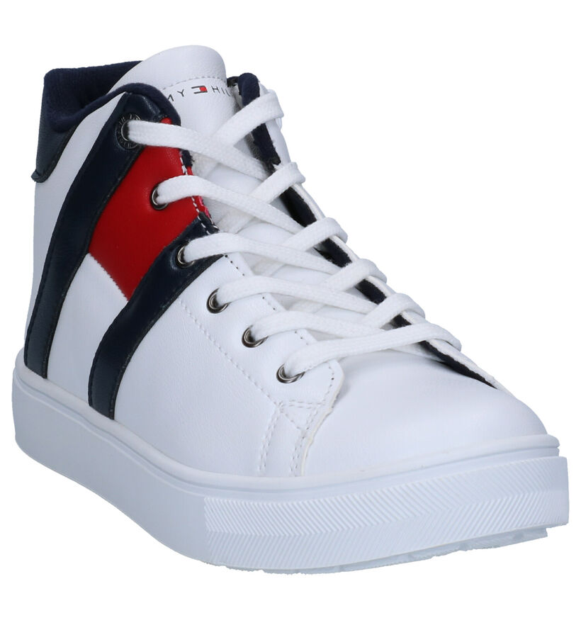 Tommy Hilfiger Baskets hautes en Bleu foncé en simili cuir (257344)