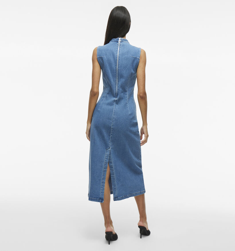 Vila Winona Robe mi-longue en Bleu pour femmes (353051)
