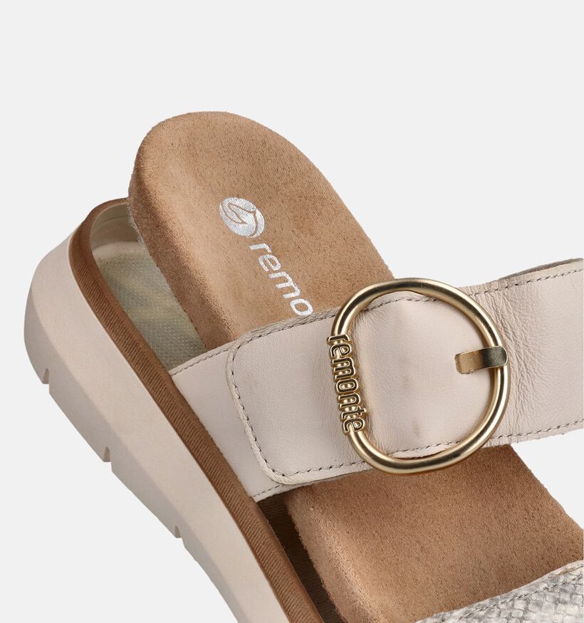 Remonte Ecru Slippers voor Steunzolen voor dames (370469) - geschikt voor steunzolen