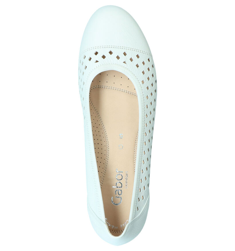 Gabor Easy Walking Witte Pumps in leer (271503)