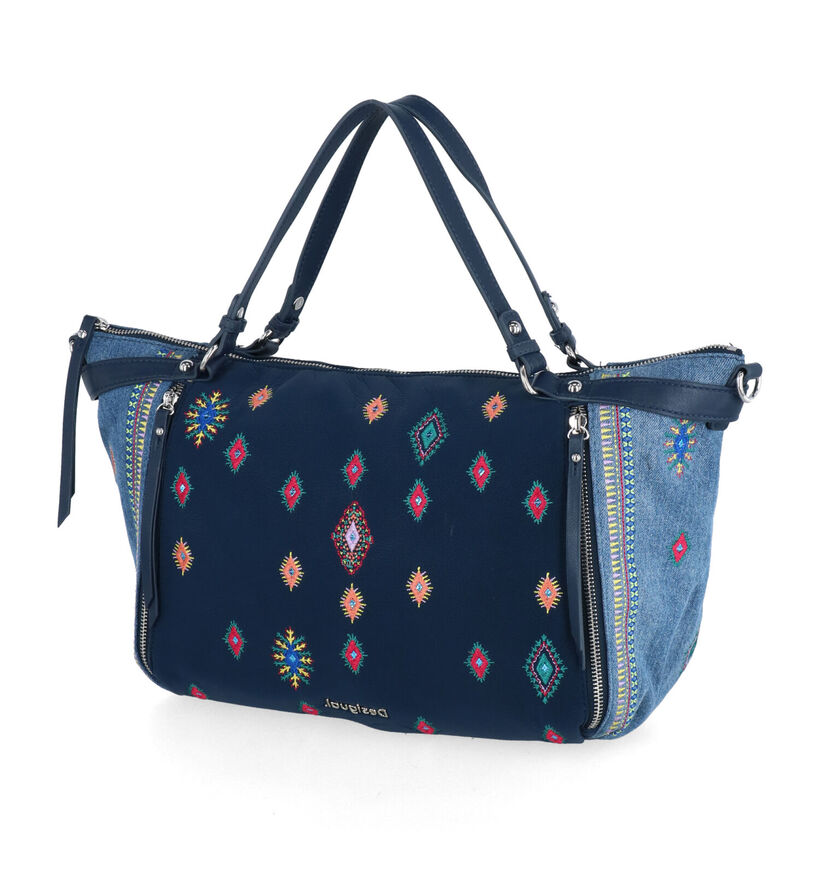 Desigual July Tribu Blauwe Shopper Tas in kunstleer (299666)