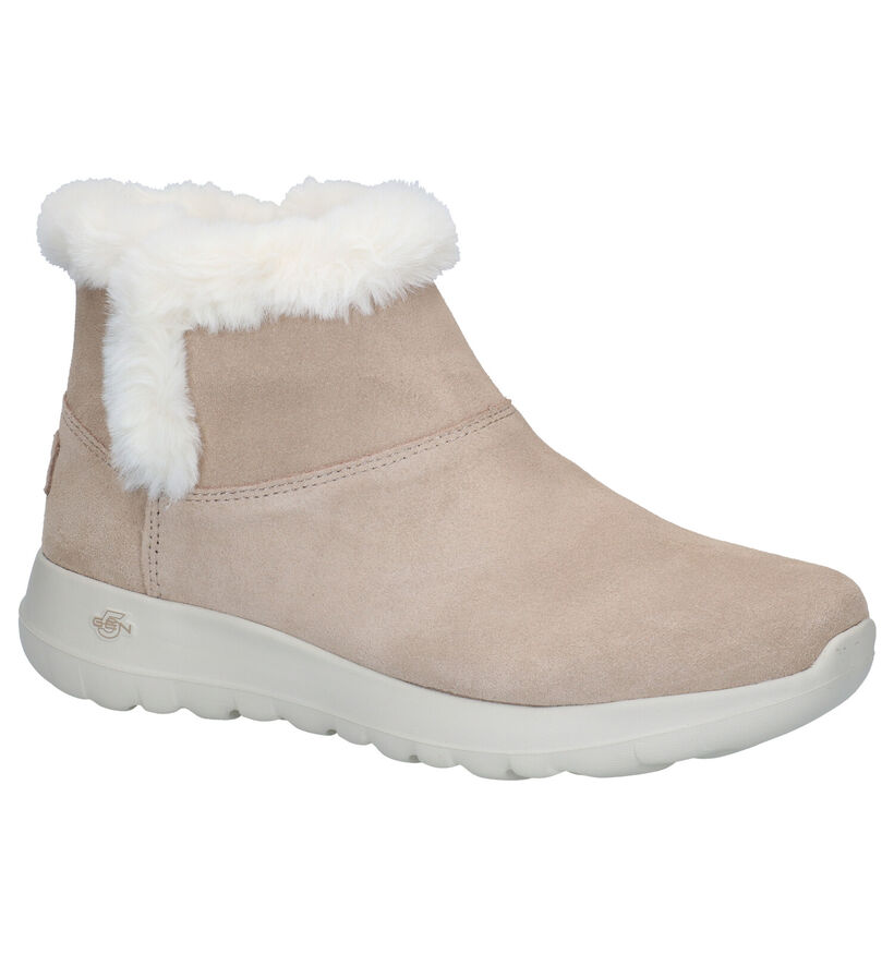 Skechers ON-THE-GO Beige Boots in nubuck (277910)