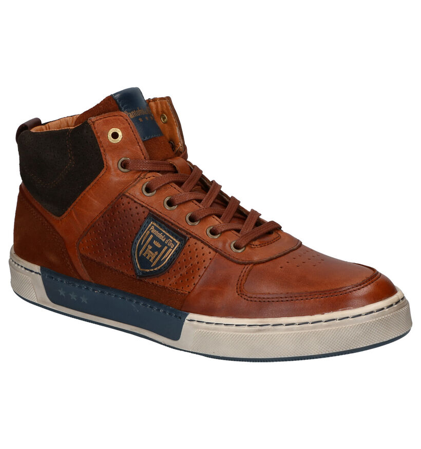 Pantofola d'Oro Frederico Mid Cognac Hoge Schoenen in leer (257392)