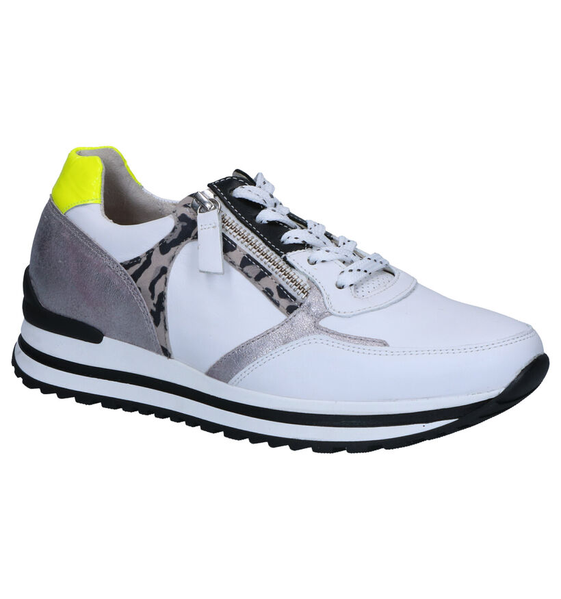 Gabor OptiFit Witte Sneakers in leer (265836)