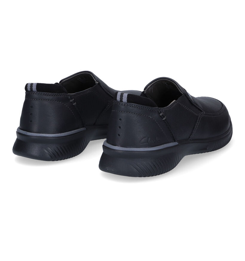 Clarks Donaway Step Zwarte Instappers voor heren (313695)