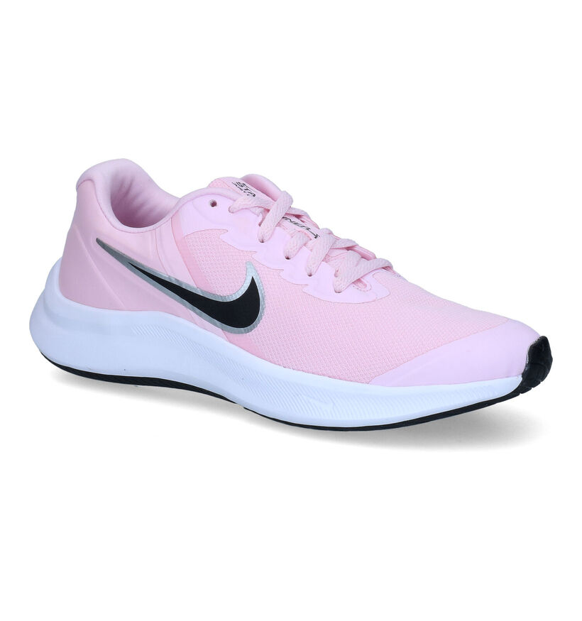 Nike Star Runner 3 Baskets en Rosé pour filles (308933) - pour semelles orthopédiques