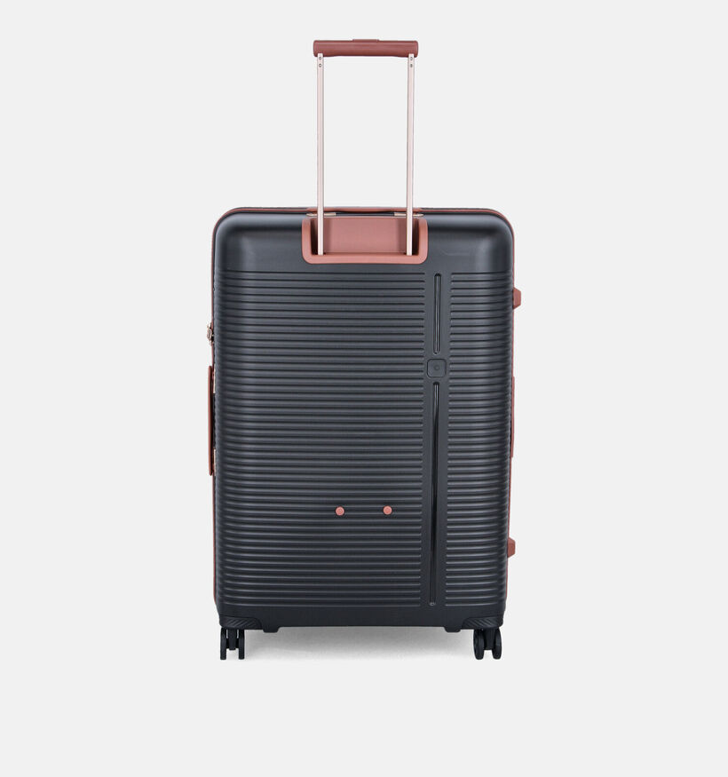 Origin Zwarte/Cognac Grote Reiskoffer Large voor dames, heren (376174)