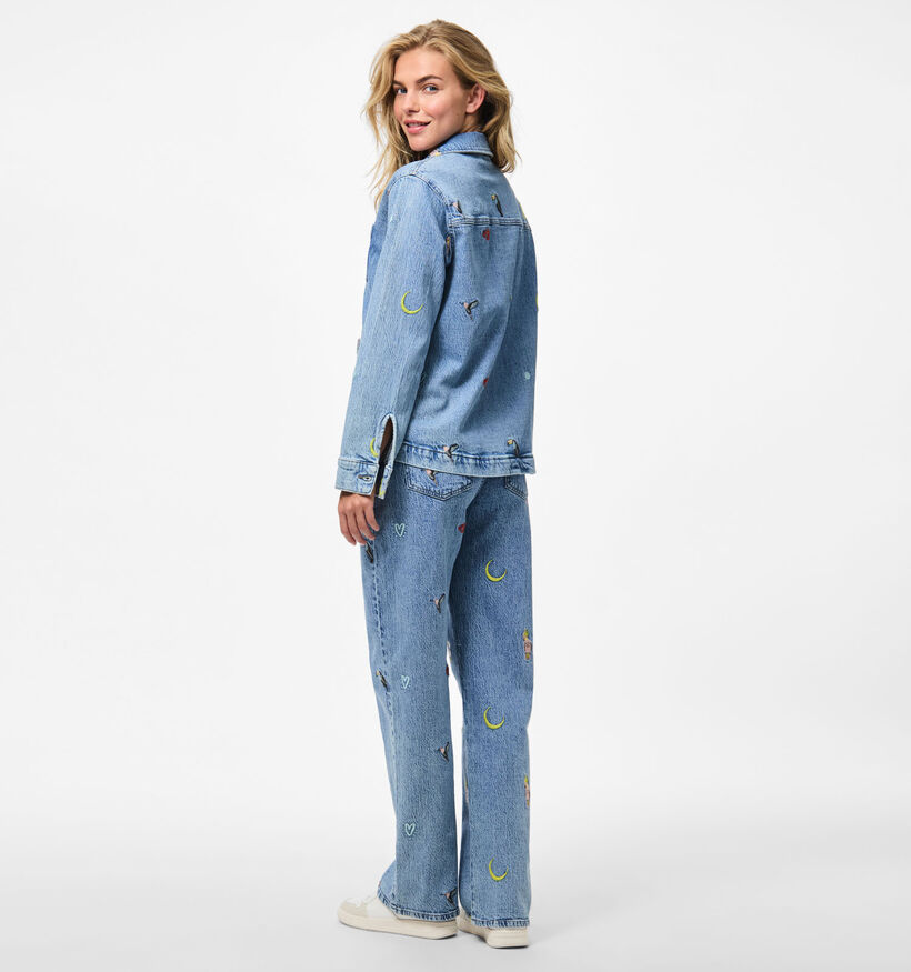 Pieces Jidi Manteau court en Bleu pour femmes (362261)