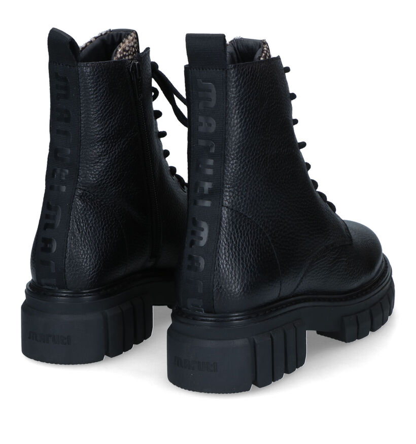 Maruti Maxim Bottines en Noir en cuir (326906)
