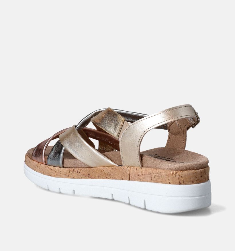 Solemade Sami Gouden Sandalen voor steunzolen voor dames (355731) - geschikt voor steunzolen