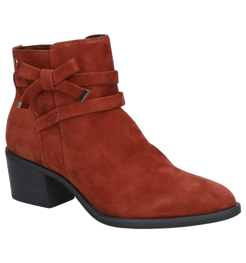 Tamaris TOUCH it Bruine Enkellaarzen in daim (257212)