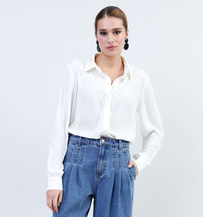 JDY Rachel Blouse en Blanc pour femmes (338152)