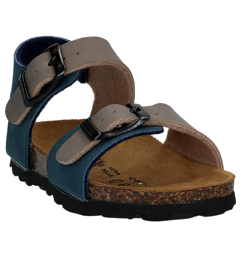 Biomodex Blauwe Sandalen in kunstleer (273388)