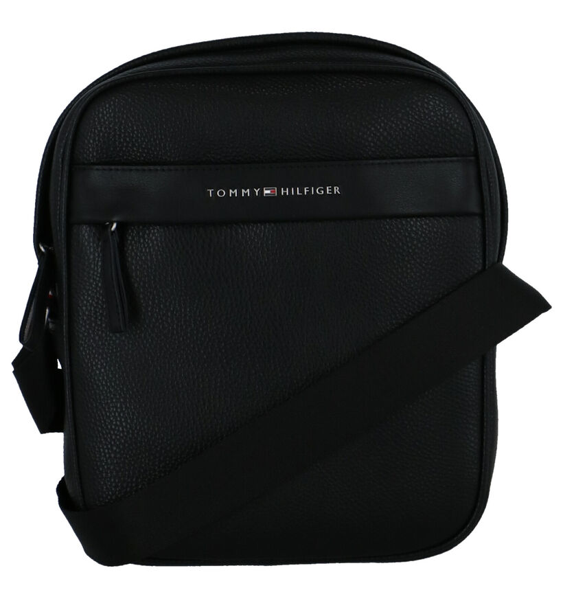 Tommy Hilfiger Business Reporter Sac à bandoulière en Noir en simili cuir (252349)