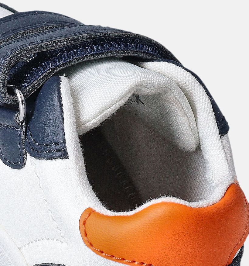 Geox Eclyper Witte Babyschoentjes voor jongens (353810) - geschikt voor steunzolen