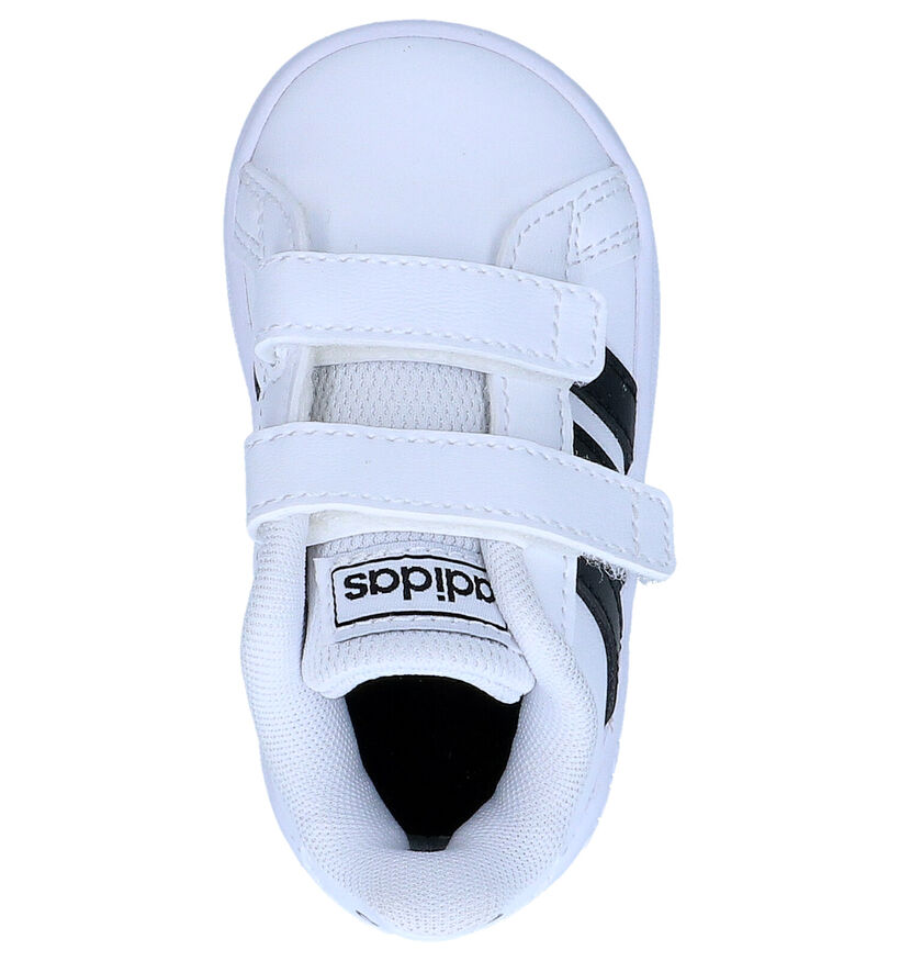 adidas Grand Court Witte Sneakers in kunstleer (307964)