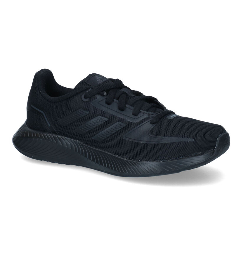 adidas Runfalcon 2.0 Zwarte Sneakers in stof (302078)