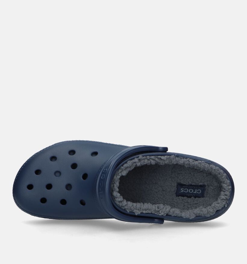 Crocs Classic Lined Blauwe Slippers voor heren (329657)