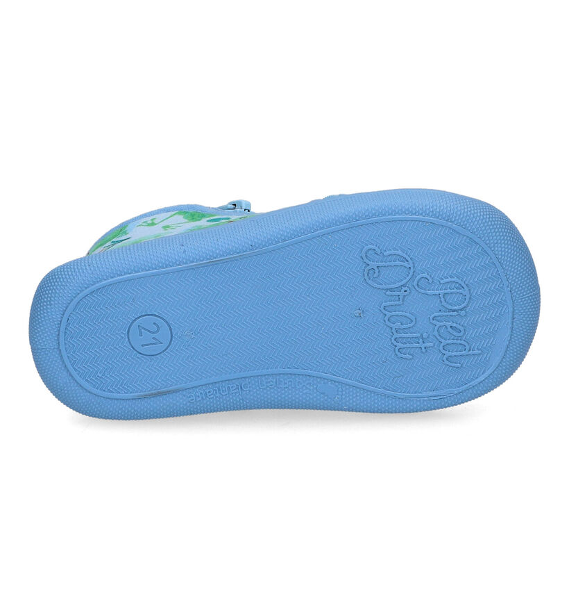 Milo & Mila Pantoufles pour bébé en Bleu clair pour garçons (310794)