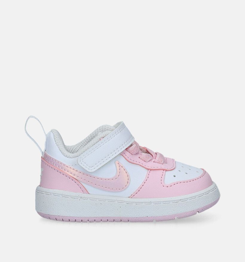 Nike Court Borough Low 2 Baskets en Blanc pour filles (341562)