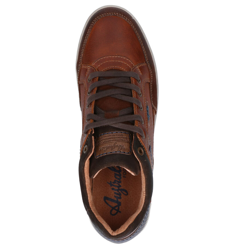 Australian Antrim Bruine Veterschoenen in leer (282694)