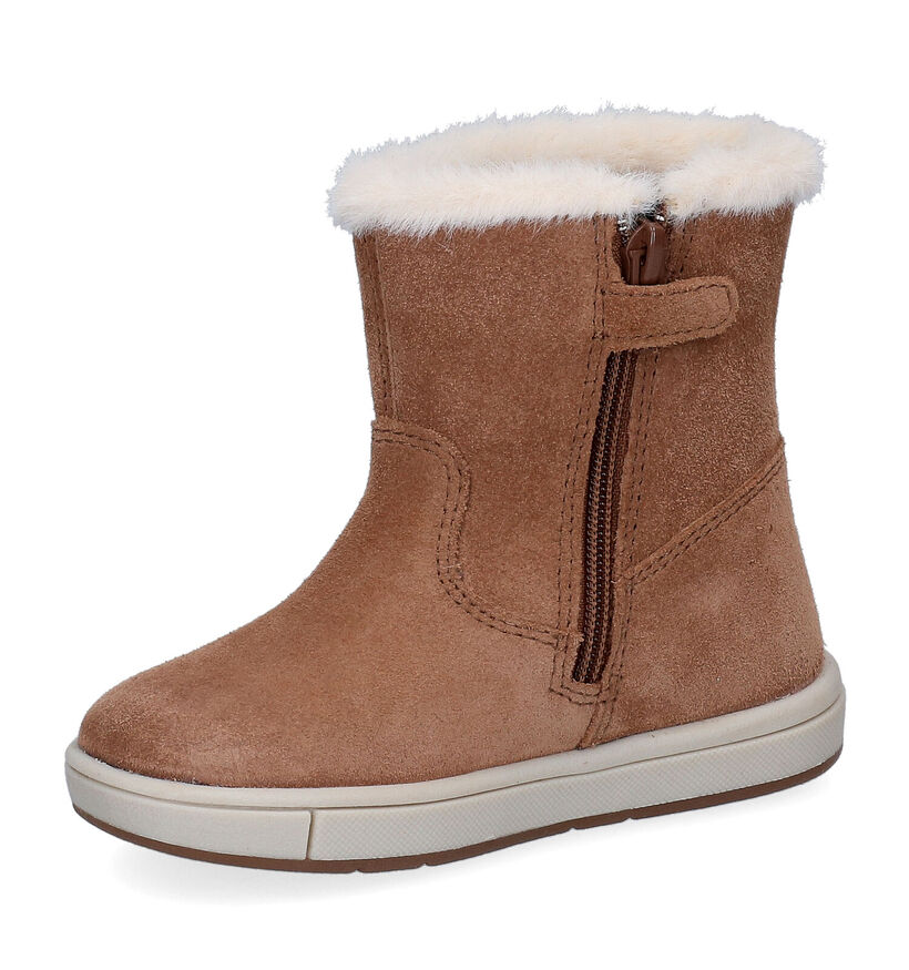 Geox Trottola Beige Laarzen voor meisjes (295113) - geschikt voor steunzolen