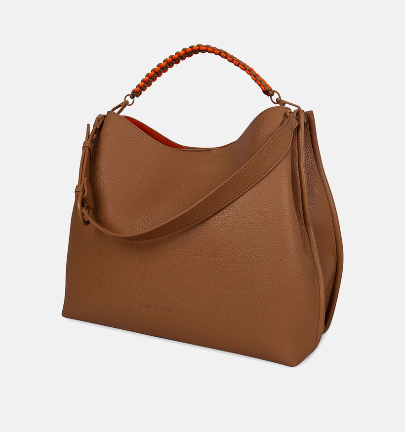 Laurent David Cognac Schoudertas voor dames (373953)
