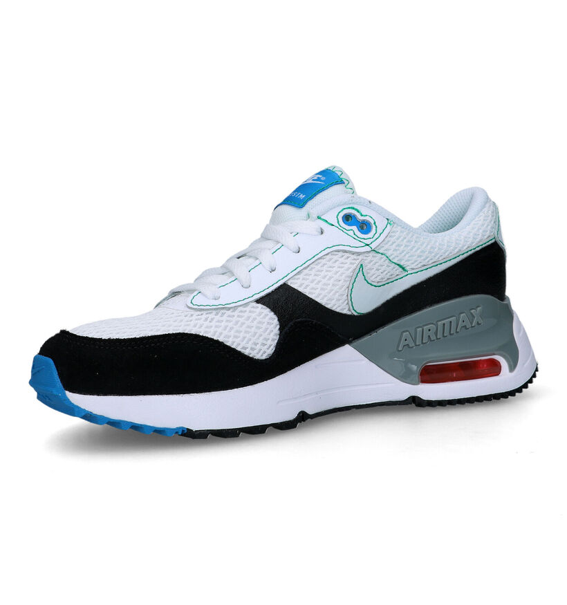 Nike Air Max Systm Witte Sneakers voor jongens, meisjes (325359)
