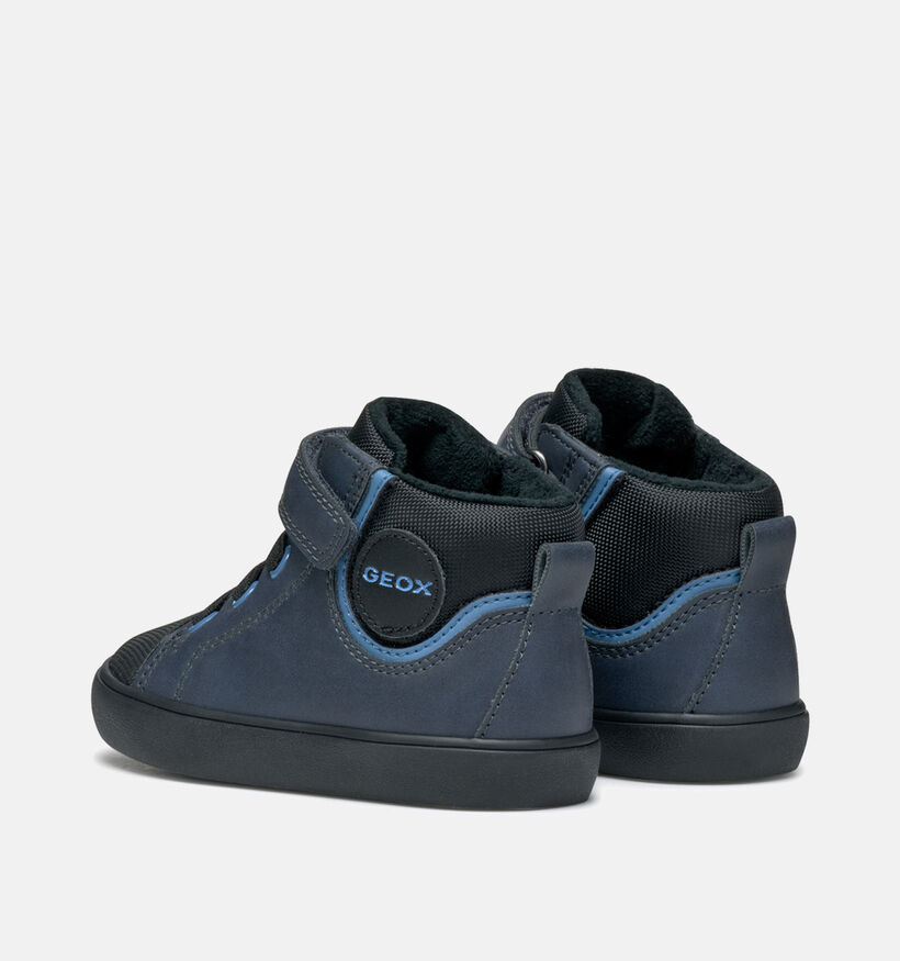 Geox Gisli Donkerblauwe Sneakers voor jongens (360349) - geschikt voor steunzolen