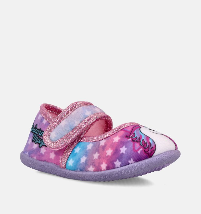 Leomil Unicorn Magic Roze/Paarse Pantoffels voor meisjes (381811)