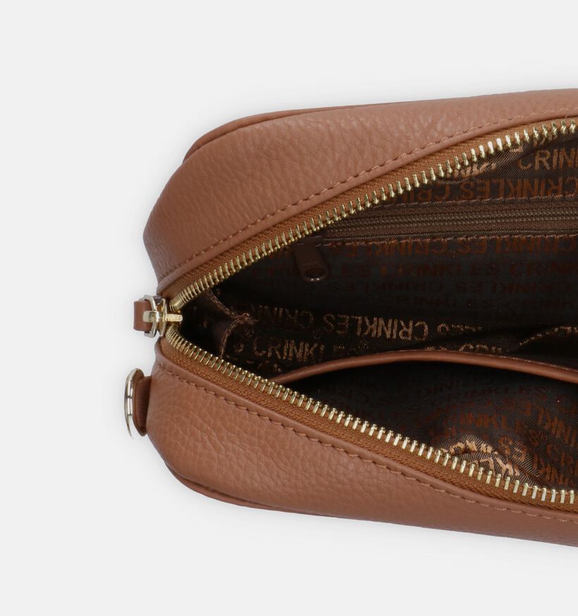 Crinkles Cognac Crossbodytas voor dames (365726)