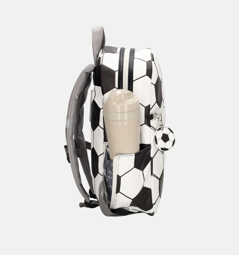 ZEBRA Soccer Sac à dos en Blanc/Noir pour garçons (365079)
