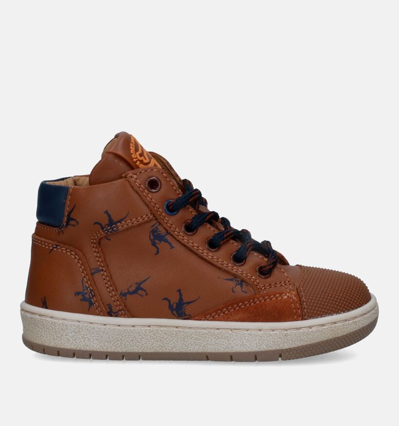 STONES and BONES Licon Bottines en Cognac pour garçons (345966) - pour semelles orthopédiques