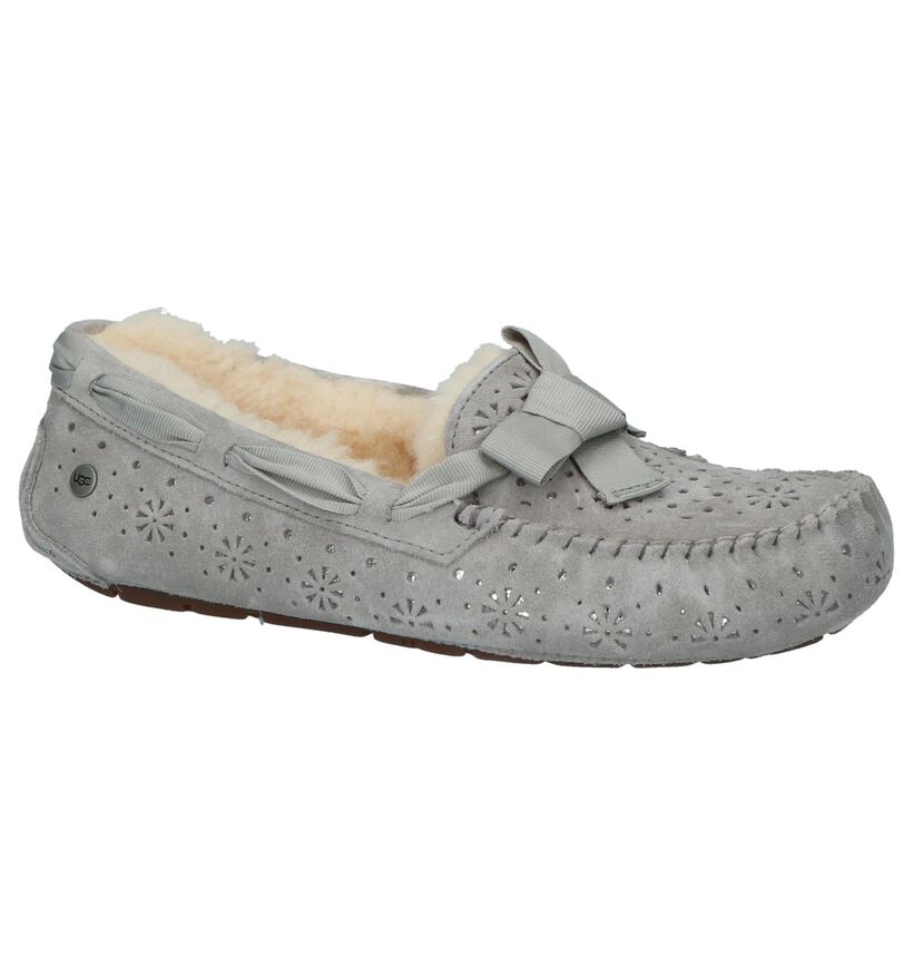 UGG Pantoufles fermées en Gris en daim (206396)
