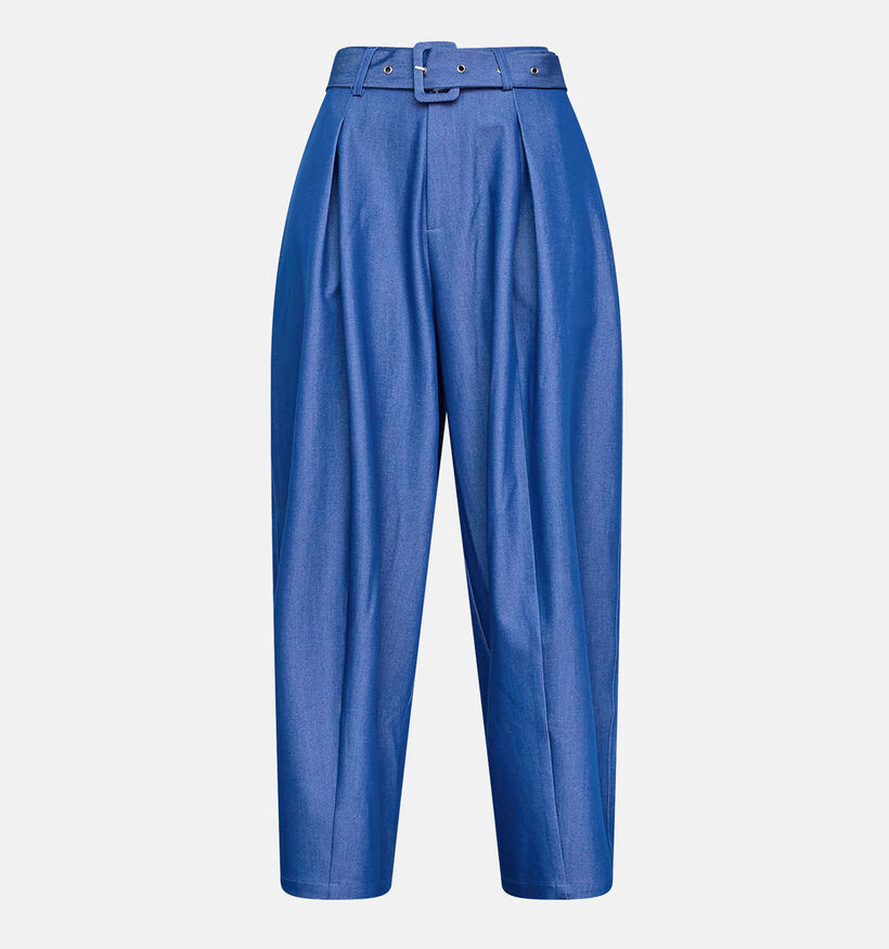 Sisters Point Gaki Pantalon classiques en Bleu pour femmes (384470)